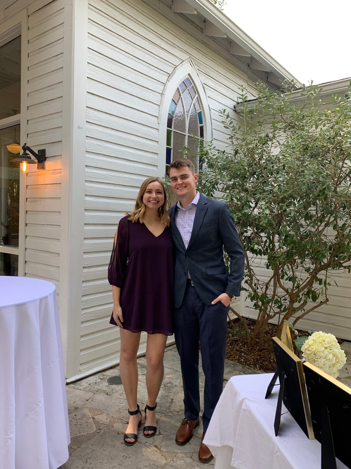 At a wedding in Austin